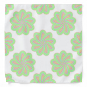 Abstract flowers. bandana