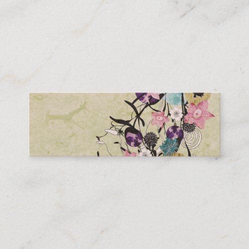 Abstract flowers Business Card