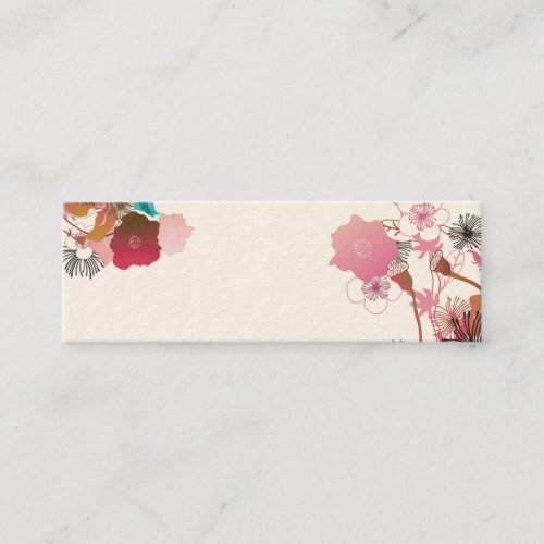 Abstract flowers Business Card