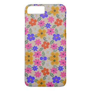 Abstract Flowers iPhone 8 Plus/7 Plus Case