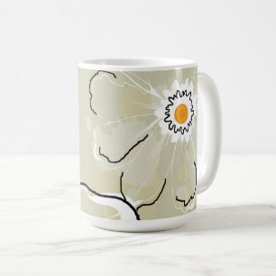 Abstract Flowers Coffee/Hot Chocolate Mug