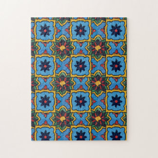 Abstract Flowers, Impressionistic Style Jigsaw Puzzle