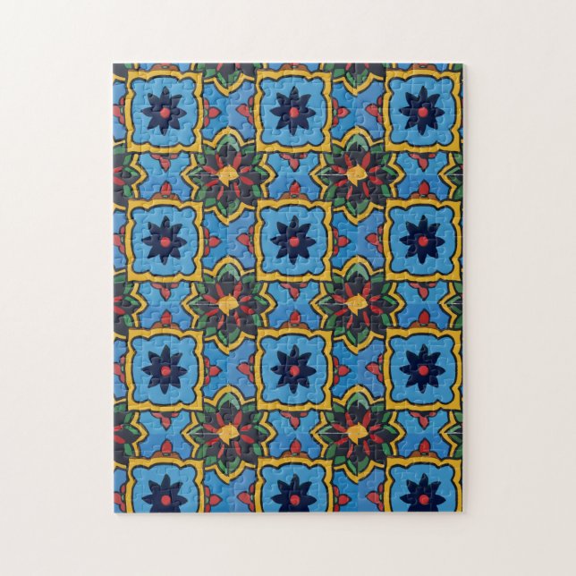 Abstract Flowers, Impressionistic Style Jigsaw Puzzle (Vertical)