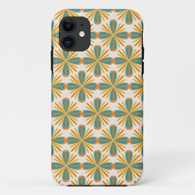 Abstract flowers iphone4 case (Back)