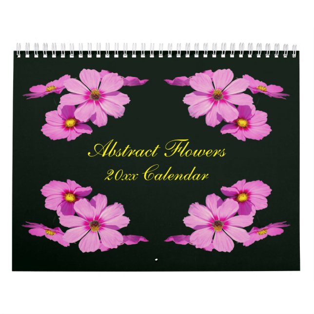 Abstract Flowers Photography  Calendar (Cover)