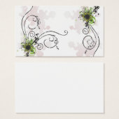 abstract flowers Profile Card (Front & Back)