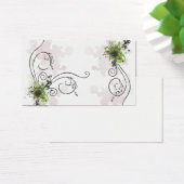 abstract flowers Profile Card (Desk)
