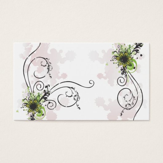 abstract flowers Profile Card (Front)
