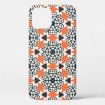 Abstract Flowers: Simple Geometric Vintage iPhone 12 Case