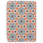 Abstract Flowers: Simple Geometric Vintage iPad Air Cover