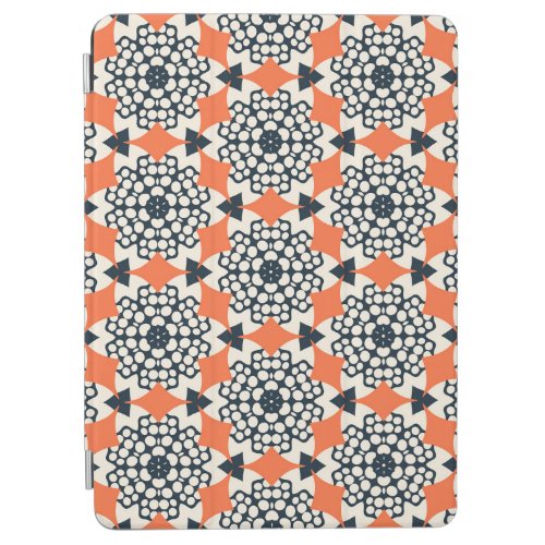 Abstract Flowers Simple Geometric Vintage iPad Air Cover