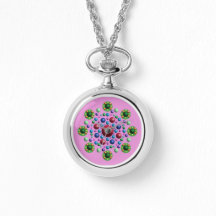 Abstract Flowers Watch
