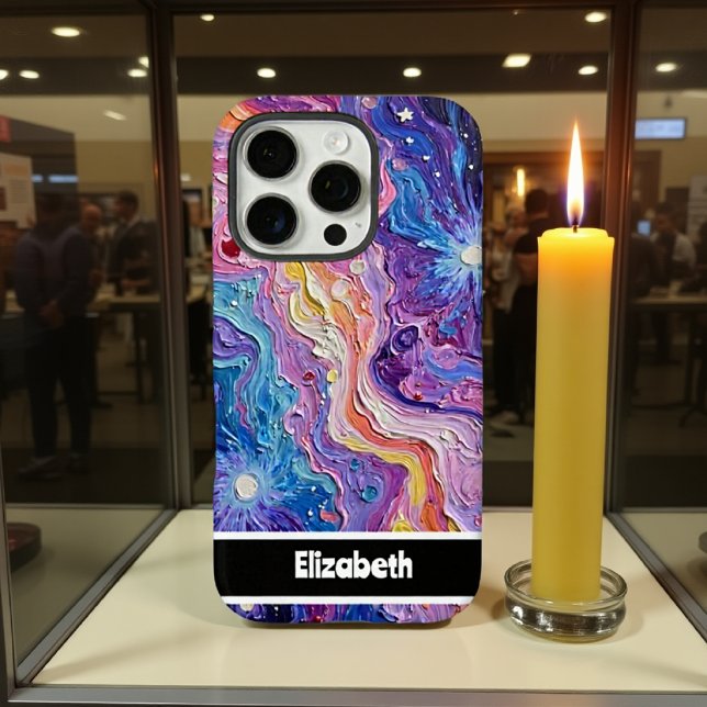 Abstract Flowing Colors Customizable Case-Mate iPhone Case (Creator Uploaded)