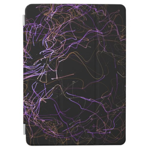 abstract flowing dark iPad air cover