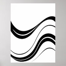 Abstract Flowing Lines Art | Modern Minimalist