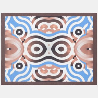 Abstract Flowy Striped Pattern