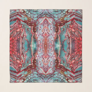 Abstract Fluid Art Scarf