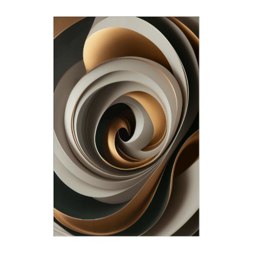 Abstract Fluid Colors Luxurious Marble Swirls Art