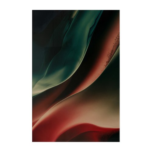 Abstract Fluid Colors Luxurious Marble Swirls Art