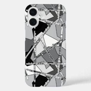 Abstract Flutes iPhone 16 Case