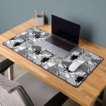 Abstract Flutes Desk Mat