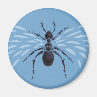 Abstract Flying Ant With Wings Magnet