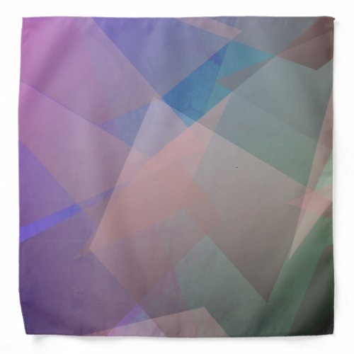 Abstract Flying Particles  Geometrical Shapes Bandana