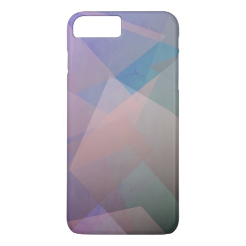 Abstract Flying Particles  Geometrical Shapes iPhone 8 Plus7 Plus Case