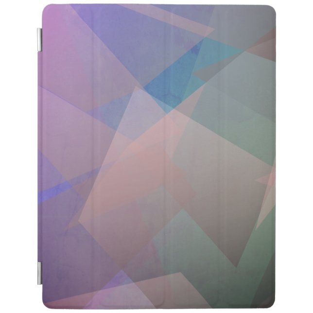 Abstract Flying Particles | Geometrical Shapes iPad Smart Cover (Front)