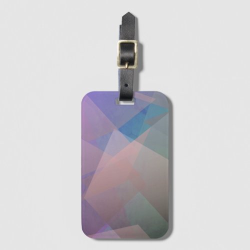 Abstract Flying Particles  Geometrical Shapes Luggage Tag