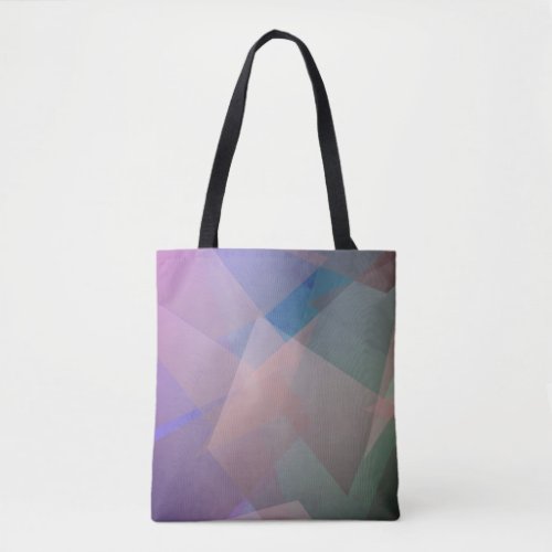Abstract Flying Particles  Geometrical Shapes Tote Bag