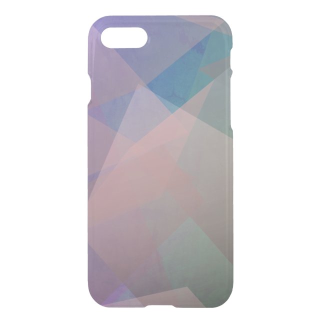 Abstract Flying Particles | Geometrical Shapes Uncommon iPhone Case (Back)