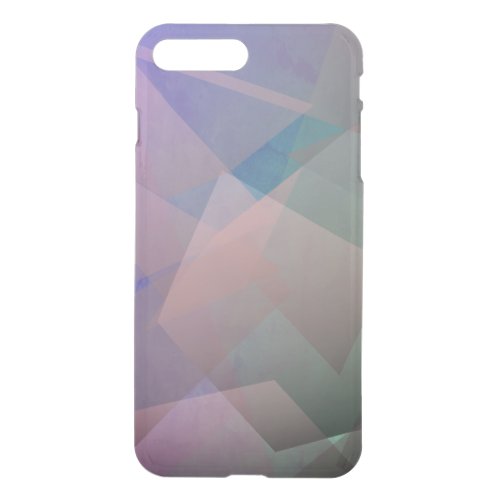 Abstract Flying Particles  Geometrical Shapes iPhone 8 Plus7 Plus Case