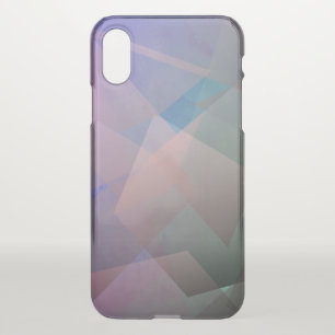 Abstract Flying Particles   Geometrical Shapes iPhone X Case