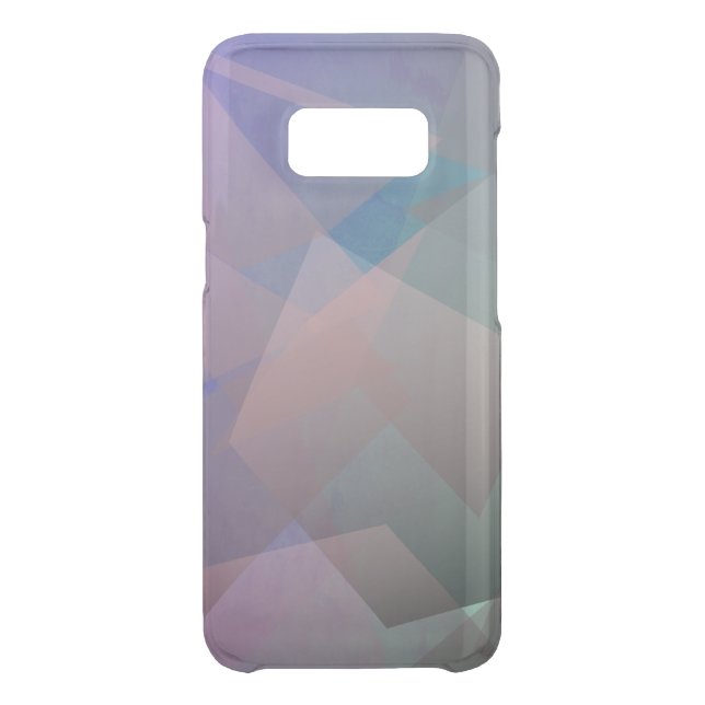Abstract Flying Particles | Geometrical Shapes Uncommon Samsung Galaxy Case (Back)