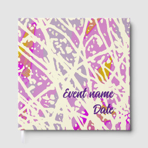 Abstract Foil Guest Book