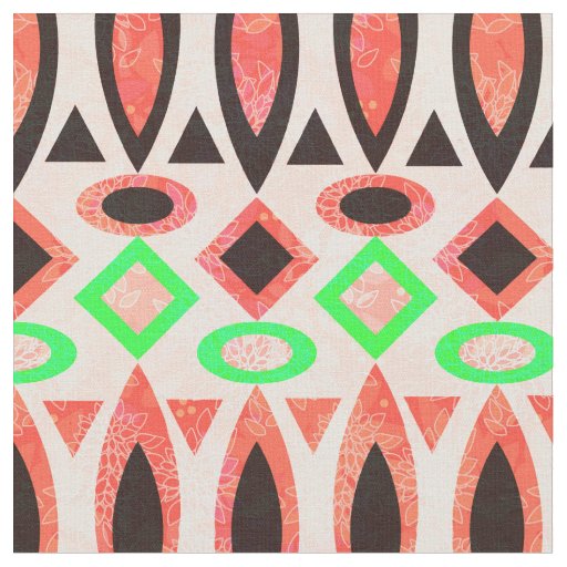 Abstract folk african ethno traditional native tri fabric
