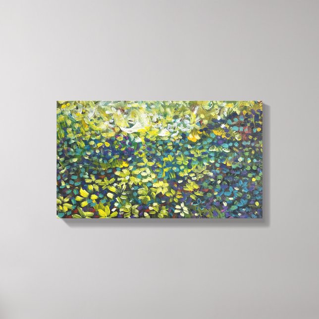 Abstract Forest Acrylic Canvas Wall Art (Front)