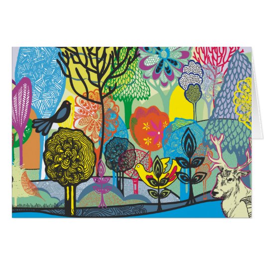 abstract forest cards (Front Horizontal)