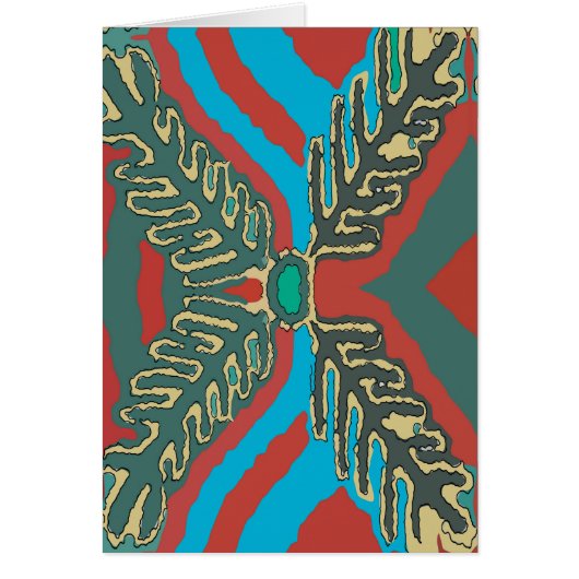 Abstract Forest River Sky Cards (Front)