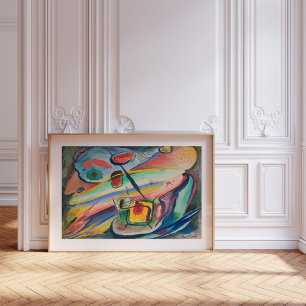 Abstract Forms Rudolf Bauer Framed Art