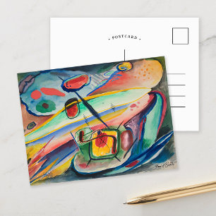 Abstract Forms Rudolf Bauer Postcard