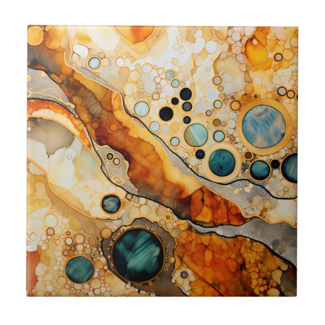 Abstract Fossil Tile (Front)