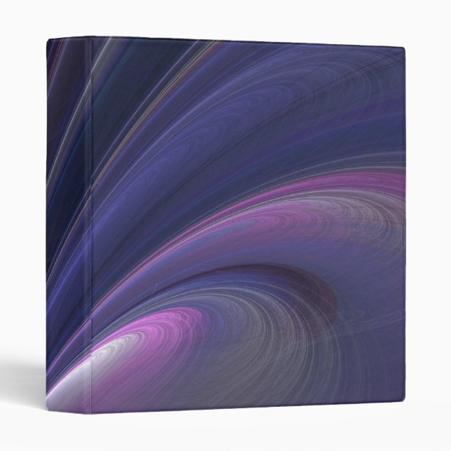 Abstract Fractal Curve Avery Binder (Front/Spine)