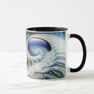 Abstract fractal fantasy mug
