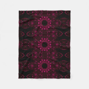 Abstract Fractal Fleece Blanket