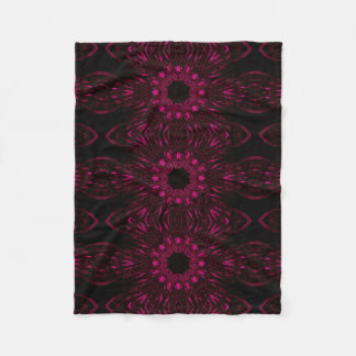 Abstract Fractal Fleece Blanket
