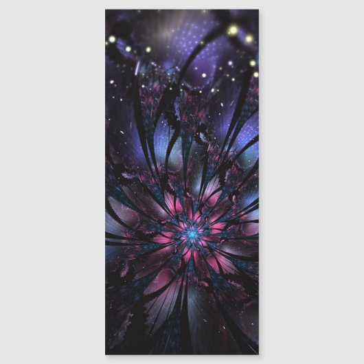 Abstract fractal flower design.  (Front)