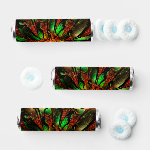 Abstract fractal flower design.  breath savers® mints