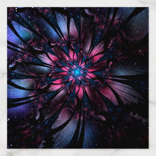 Abstract fractal flower design.  envelope liner